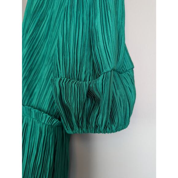 Anthropologie Green Midi Dress - Picture 6 of 11